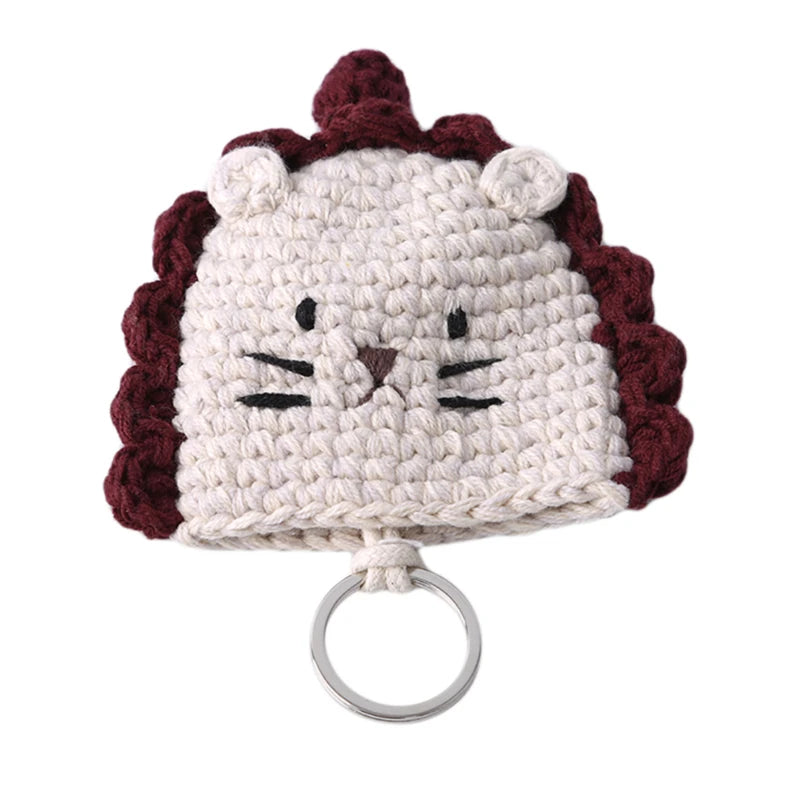 Knitting Animal Key Wallet Key Ring Holder for Women