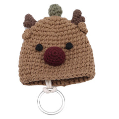 Knitting Animal Key Wallet Key Ring Holder for Women