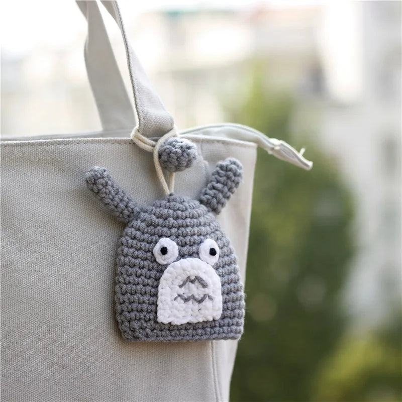 Cute Animal Key Wallet Key Ring Holder - Panda Rabbit Girl Women Pull Type