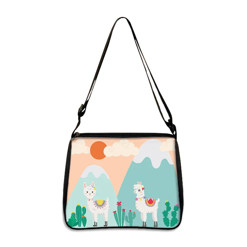 Alpaca Chain Crossbody Bag Cartoon Animal Handbag