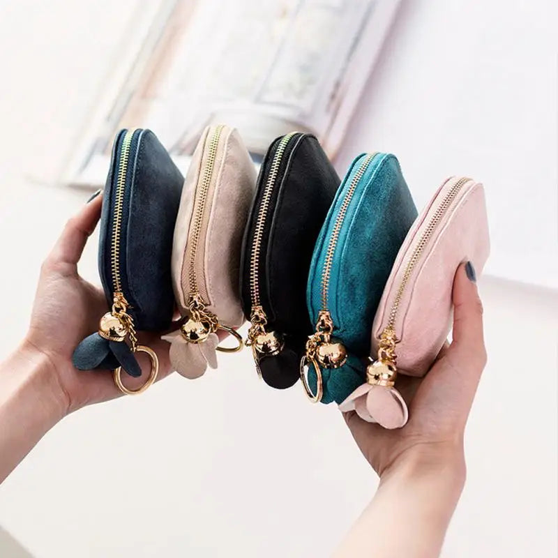 Mini Wallet Coin Purse Credit Card Bag Lipstick Pocket Zipper Cosmetic