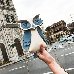 Owl Chain Shoulder Bag Small Crossbody Clutch Bag