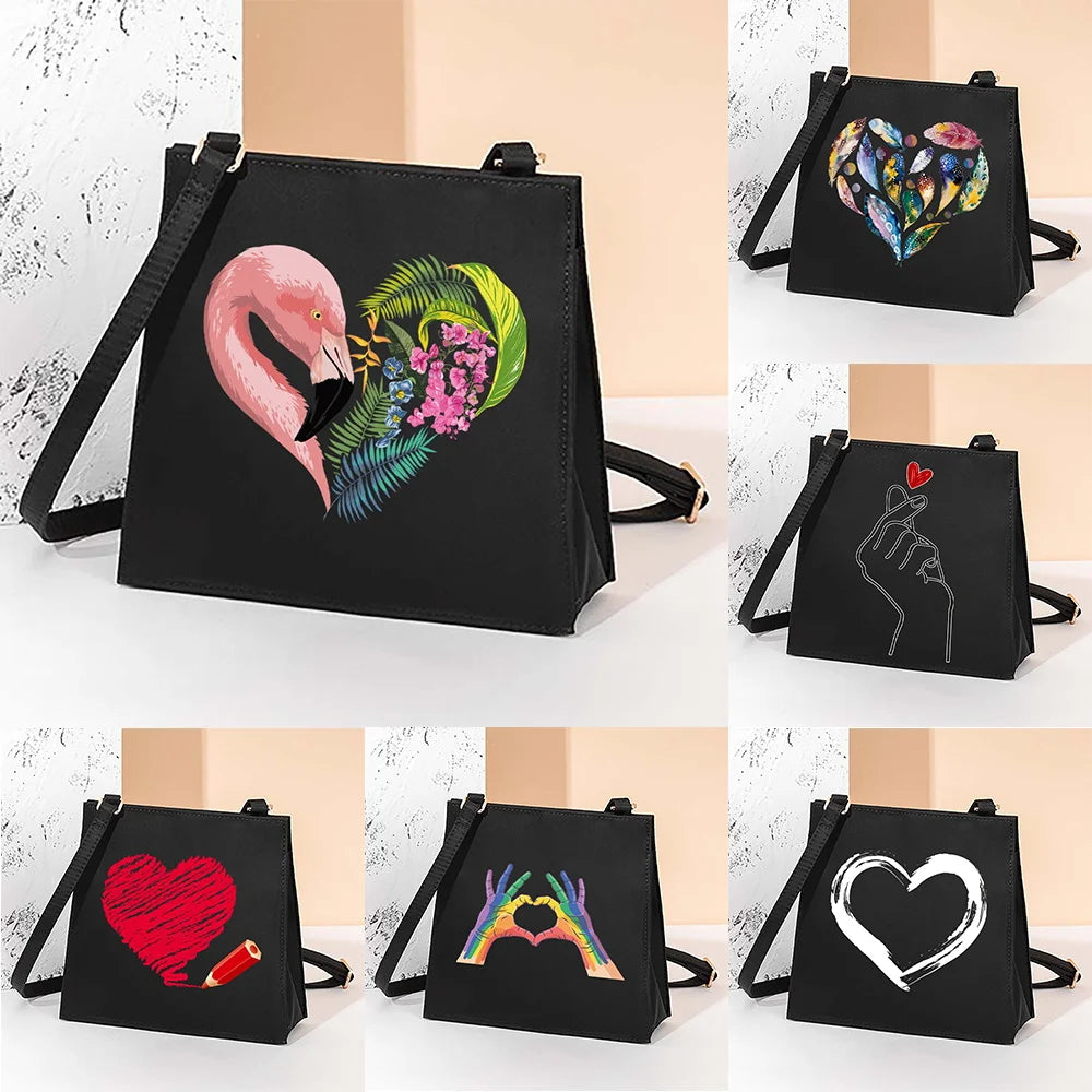 Square Messenger Bag Women's Casual Tote Small Joker Shoulder Bag