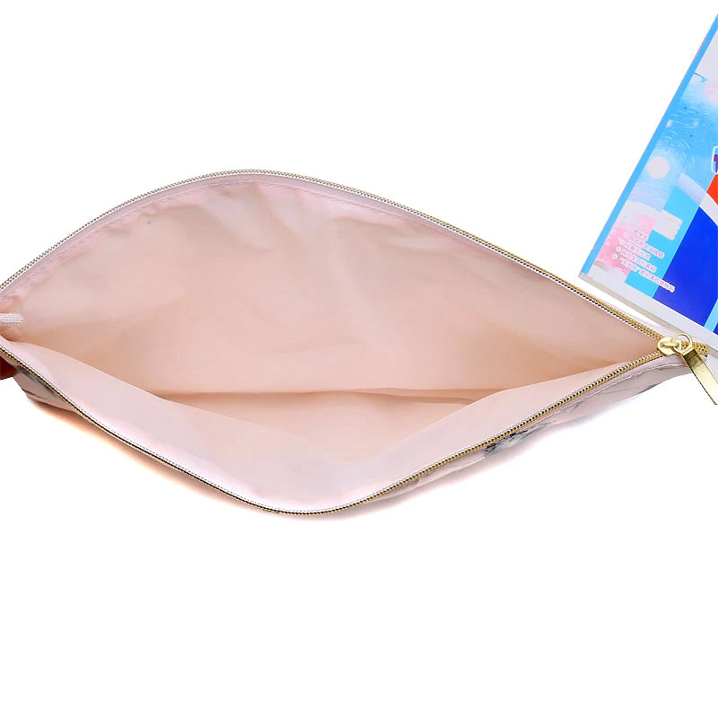 Persian Cat Tablet Bag Shockproof Protection Travel Makeup Organizer