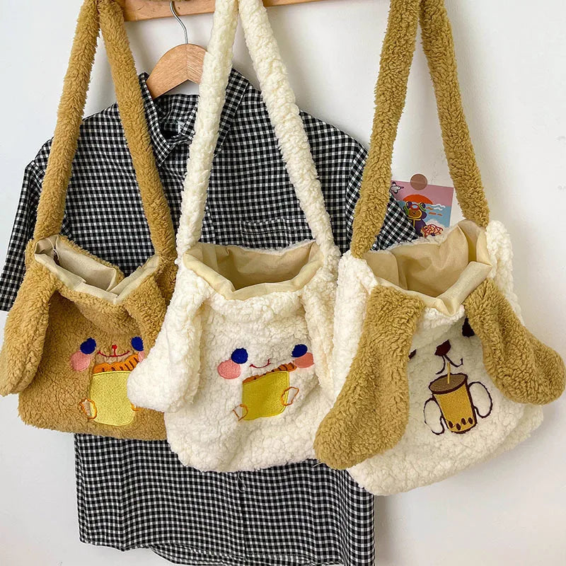 Anime Cartoon Dog Plush Backpack for Girls