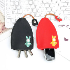 Cartoon Animals Key Case PU Leather Key Wallets