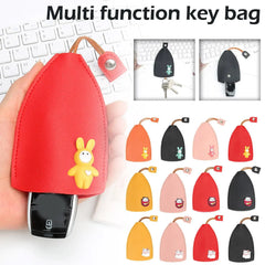 Cartoon Animals Key Case PU Leather Key Wallets