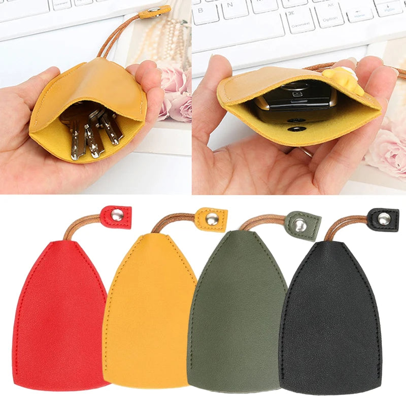 Elk Cartoon Key Wallet Holder Case - Creative Keychain Pouch