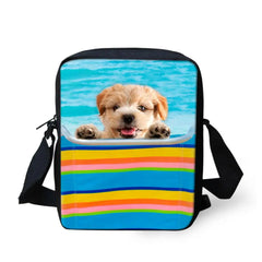 Puppy Dog Shoulder Messenger Bag for Boys
