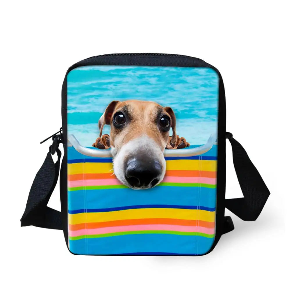 Puppy Dog Shoulder Messenger Bag for Boys
