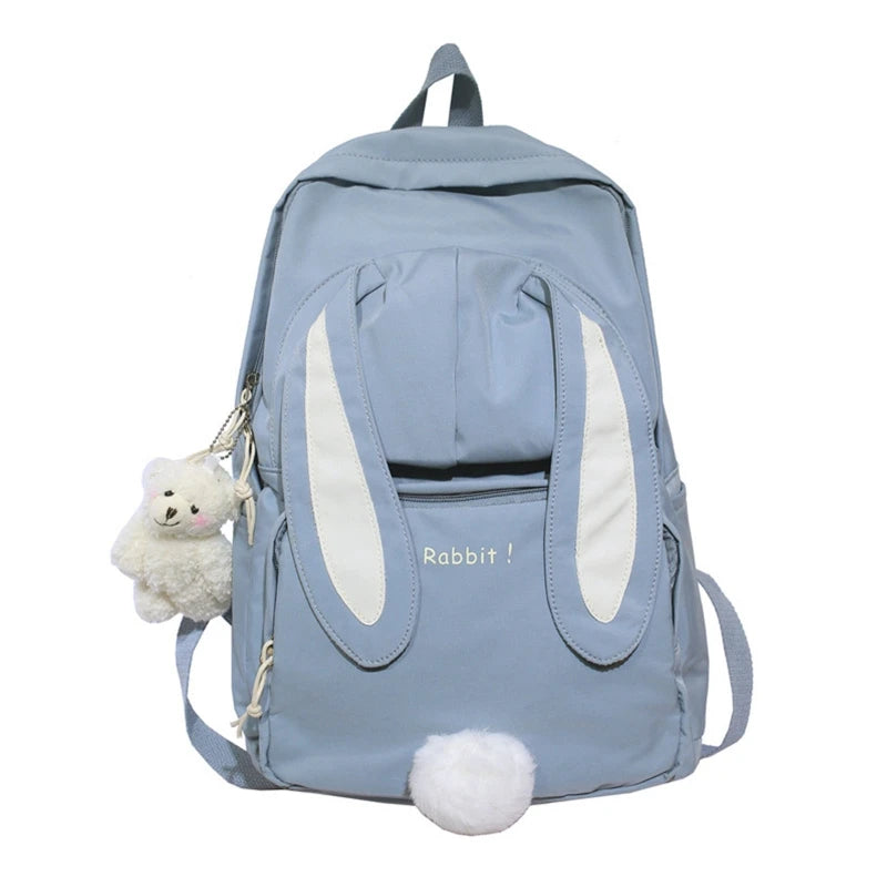 Rabbit Ear Backpack for Teen Girls School Bag Daypack Student Bookbag