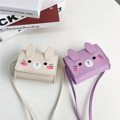 Rabbit Girls Crossbody Bag Small Coin Purse Handbag Children's Accessories