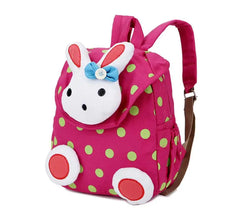 Rabbit Toddler Backpack Softback Canvas Schoolbag for Girls