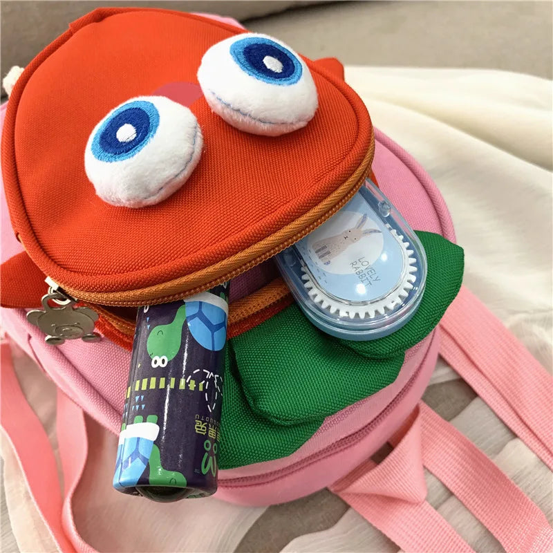 Radish Backpack Kids Schoolbag Boys Girls Kindergarten Small Bag Travel