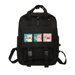 Waterproof School Backpack for Teenage Girls Cartoon Daily Travel