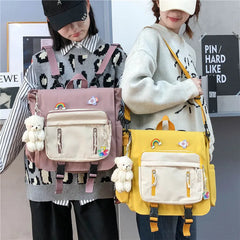 Ins Style High School Student Shoulder Messenger Bag