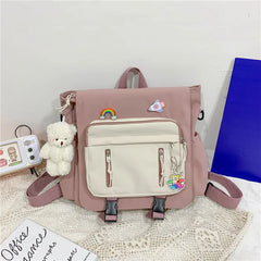 Ins Style High School Student Shoulder Messenger Bag