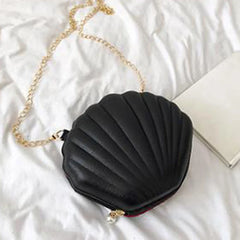 Small Shell Bag Women Sequins Shoulder Chain Crossbody Messenger Bag