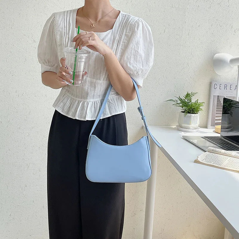 Small PU Leather Shoulder Bags for Women Hit Handbags and Purses