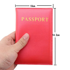 Soft PU Leather Women Passport Cover