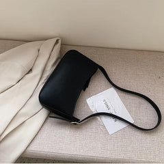 Small PU Leather Shoulder Bag Women Handbag Purses Travel Tote