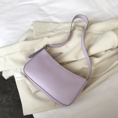 Small PU Leather Shoulder Bag Women Handbag Purses Travel Tote