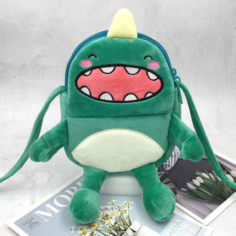 Square Plush Avocado Crossbody Bag for Women