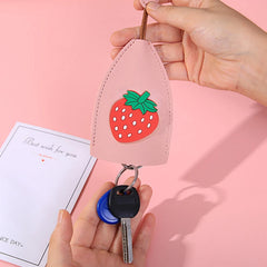 Strawberry Pig Unisex Key Bag PU Leather Key Wallets