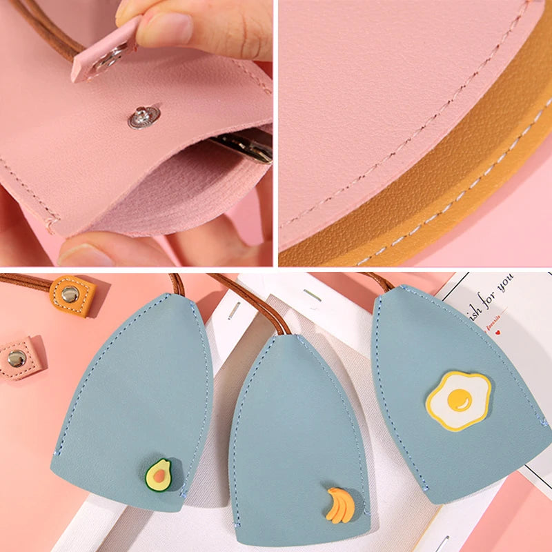 Strawberry Pig Unisex Key Bag PU Leather Key Wallets