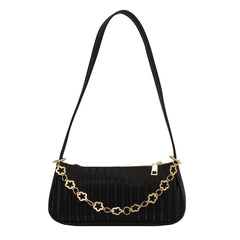 Solid Small PU Leather Shoulder Bags for Women