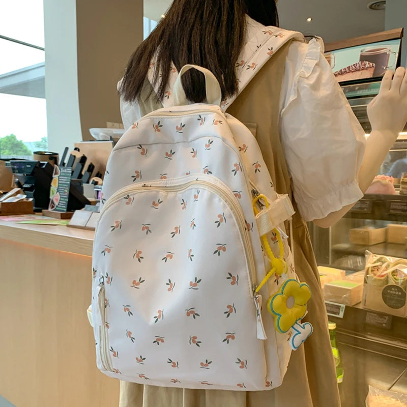 Casual Student Backpack High Capacity Laptop Schoolbag
