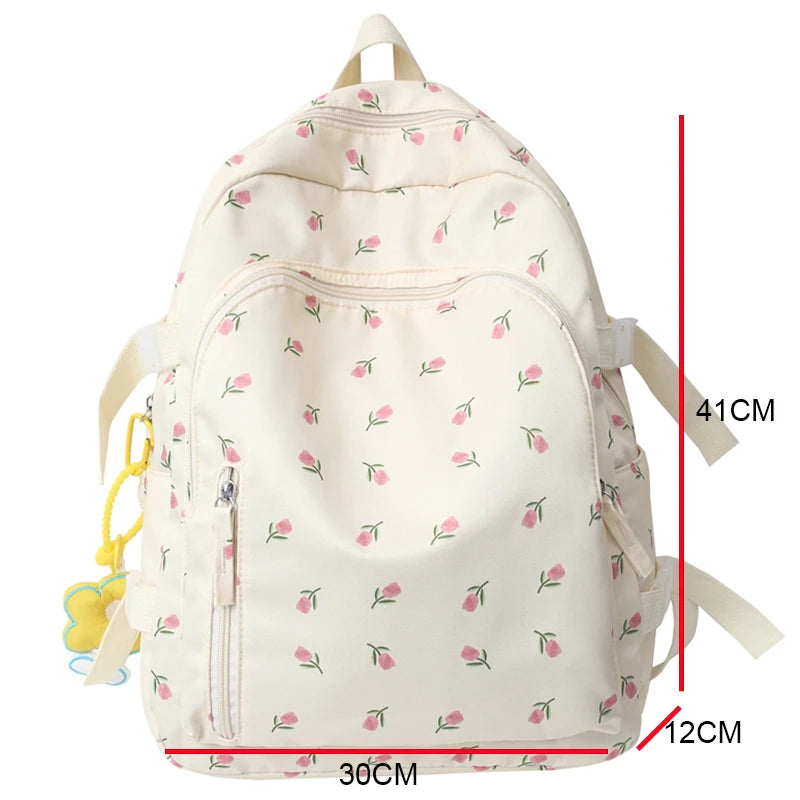 Casual Student Backpack High Capacity Laptop Schoolbag