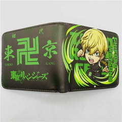 Tokyo Revengers Cartoon Anime PU Leather Short Wallet Cosplay Gift