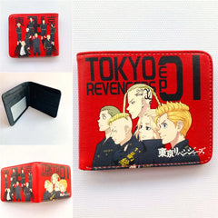 Tokyo Revengers Cartoon Anime PU Leather Short Wallet Cosplay Gift