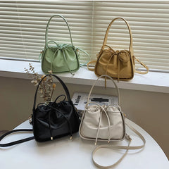 Women's PU Leather Tote Bag Shoulder Messenger Handbag