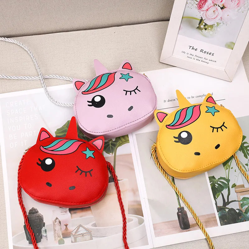 Unicorn Children's Small Crossbody Bag Mini Coin Purse Handbag