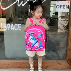 Unicorn School Backpack for Girls Large Capacity Primary School Backpacks