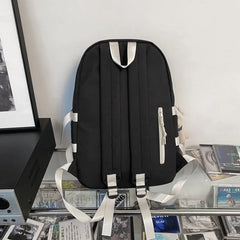 Preppy Style Backpack for Girls Boys Travel Bag