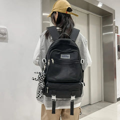 Women Multi-Pocket Waterproof School Backpack