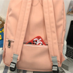 Women School Bag Girls Nylon Travel Rucksack Anti Theft Bookbag Waterproof
