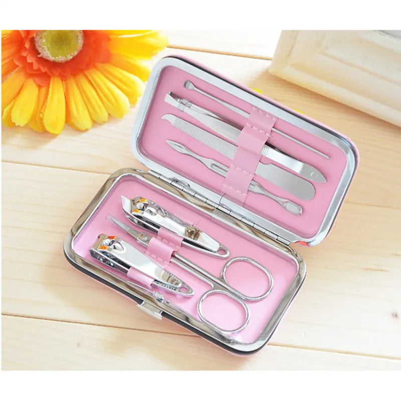 7-Piece Cartoon Manicure Set Nail Clippers