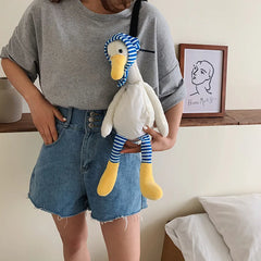 Duck Plush Shoulder Bag for Girls