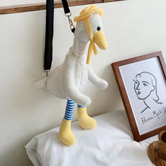 Duck Plush Shoulder Bag for Girls