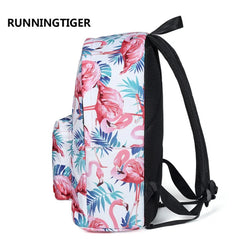 Flamingo Backpack for Junior School Pupils