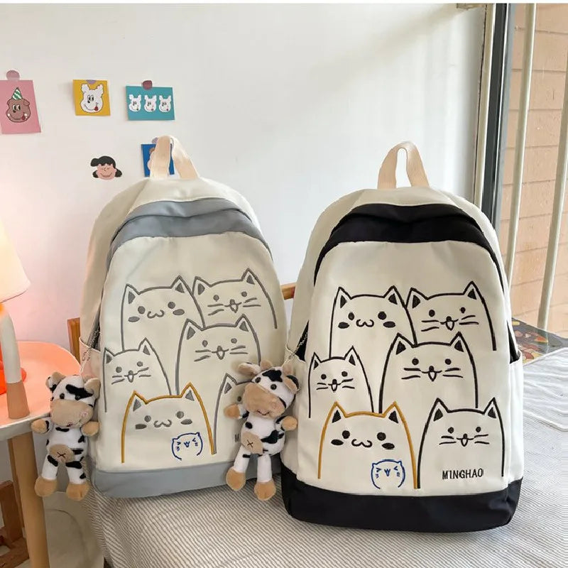 Large Capacity Student Backpack for Girls