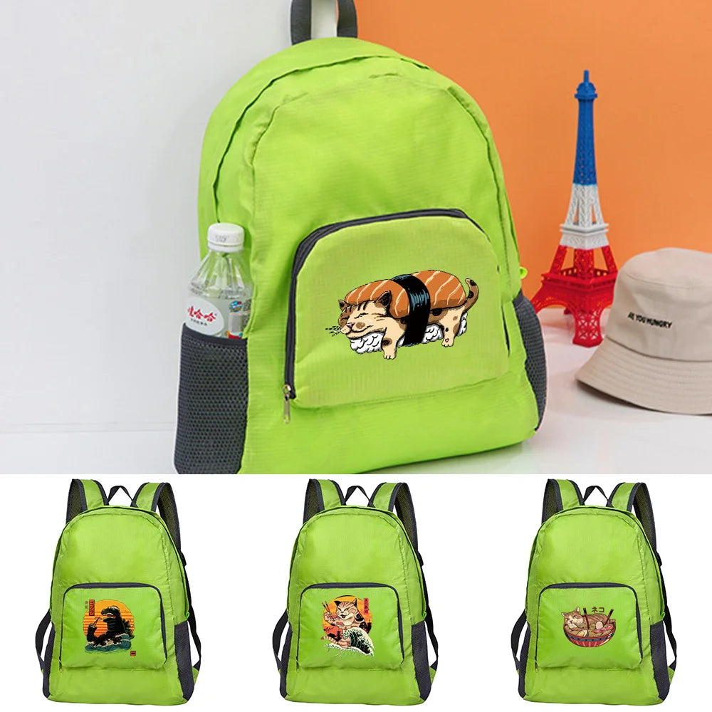 Packable Backpack Foldable Knapsack Ultralight Outdoor Sport Folding Bag