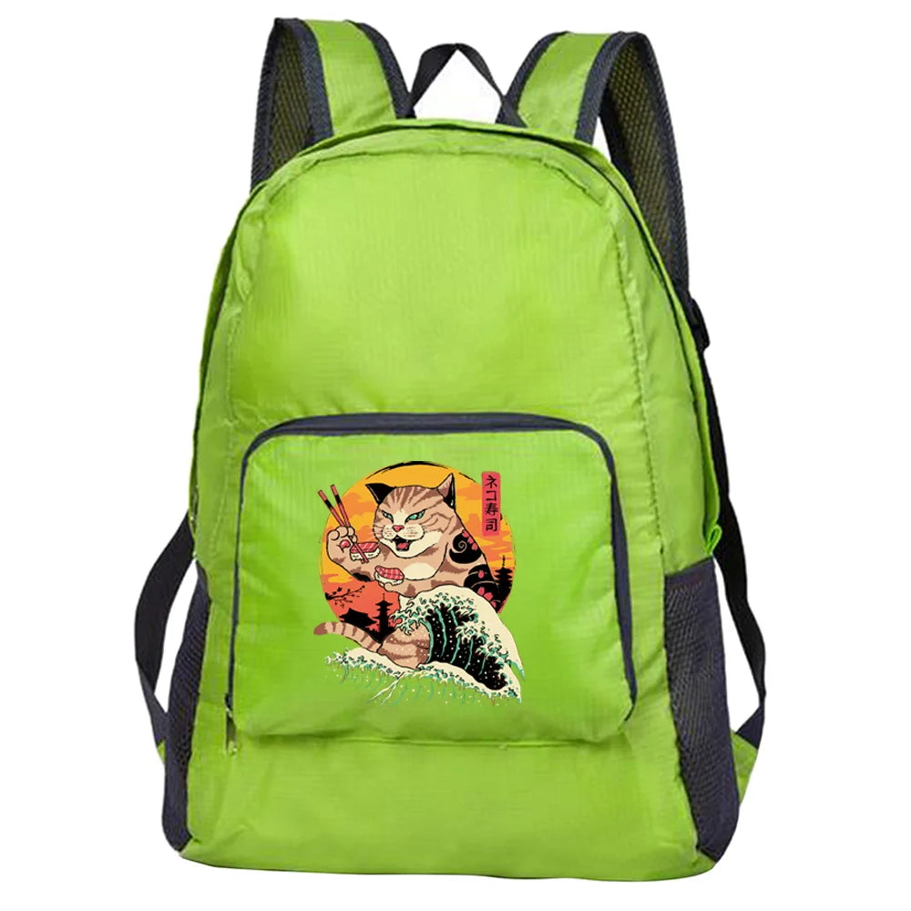 Packable Backpack Foldable Knapsack Ultralight Outdoor Sport Folding Bag