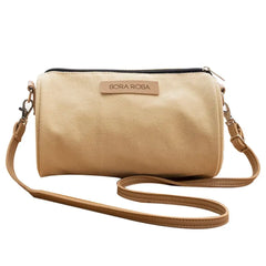 Colorful Retro Cylinder Canvas Crossbody Bag