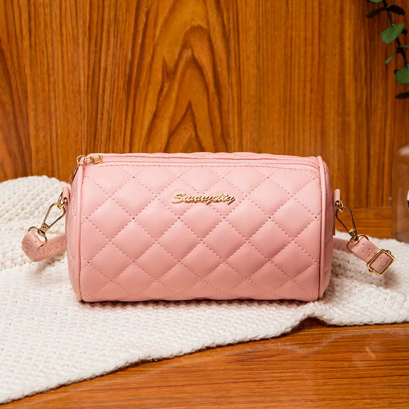 Vintage Chain Shoulder Bags Messenger Bags Solid Casual Women Handbags