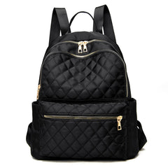D0LF Women's Nylon Travel Backpack Small Shoulder Bag Casual Daypack